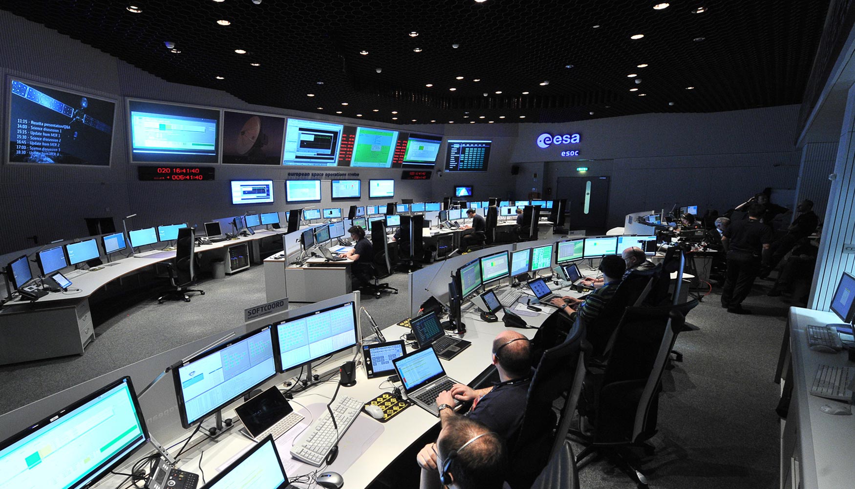 Equipo de control del la misin Rosetta