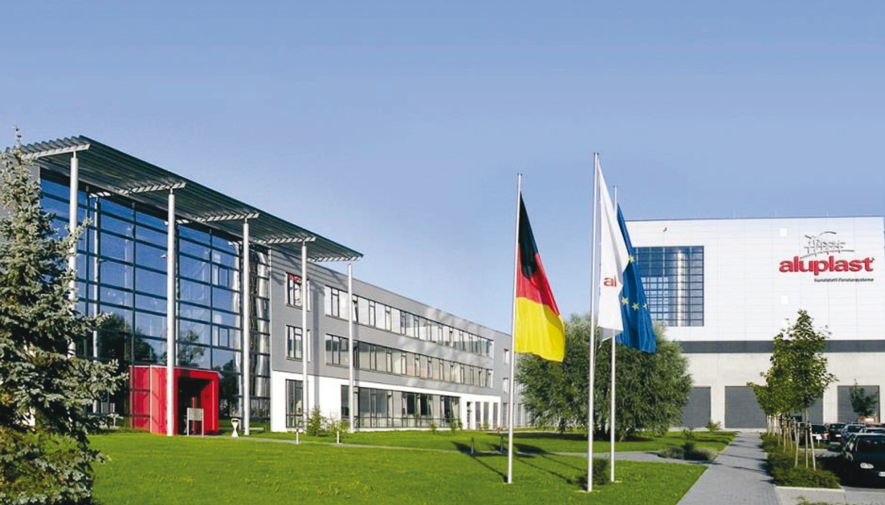 Sede central de aluplast en Karlsruhe (Alemania)