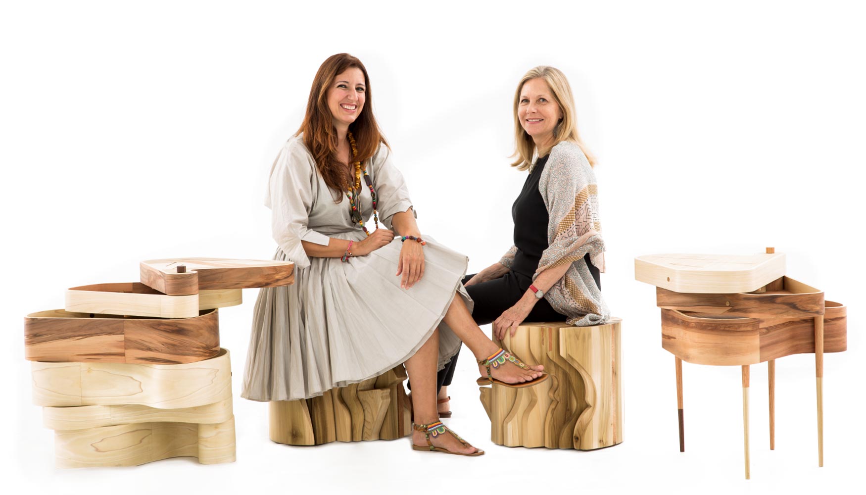 Martha Thorne encarg un hermoso conjunto de mesas de caf a la arquitecta Benedetta Tagliabue