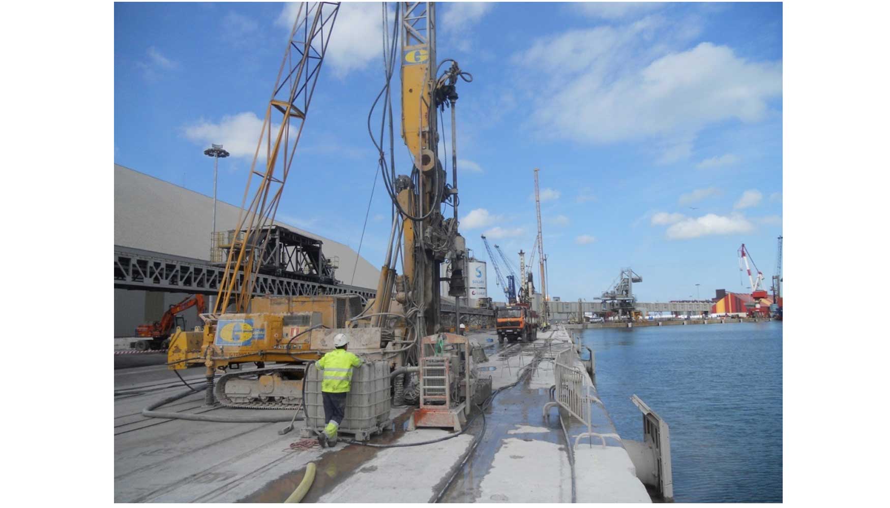 Aumento calado en el muelle Raos 1. Puerto de Santander - Obras públicas