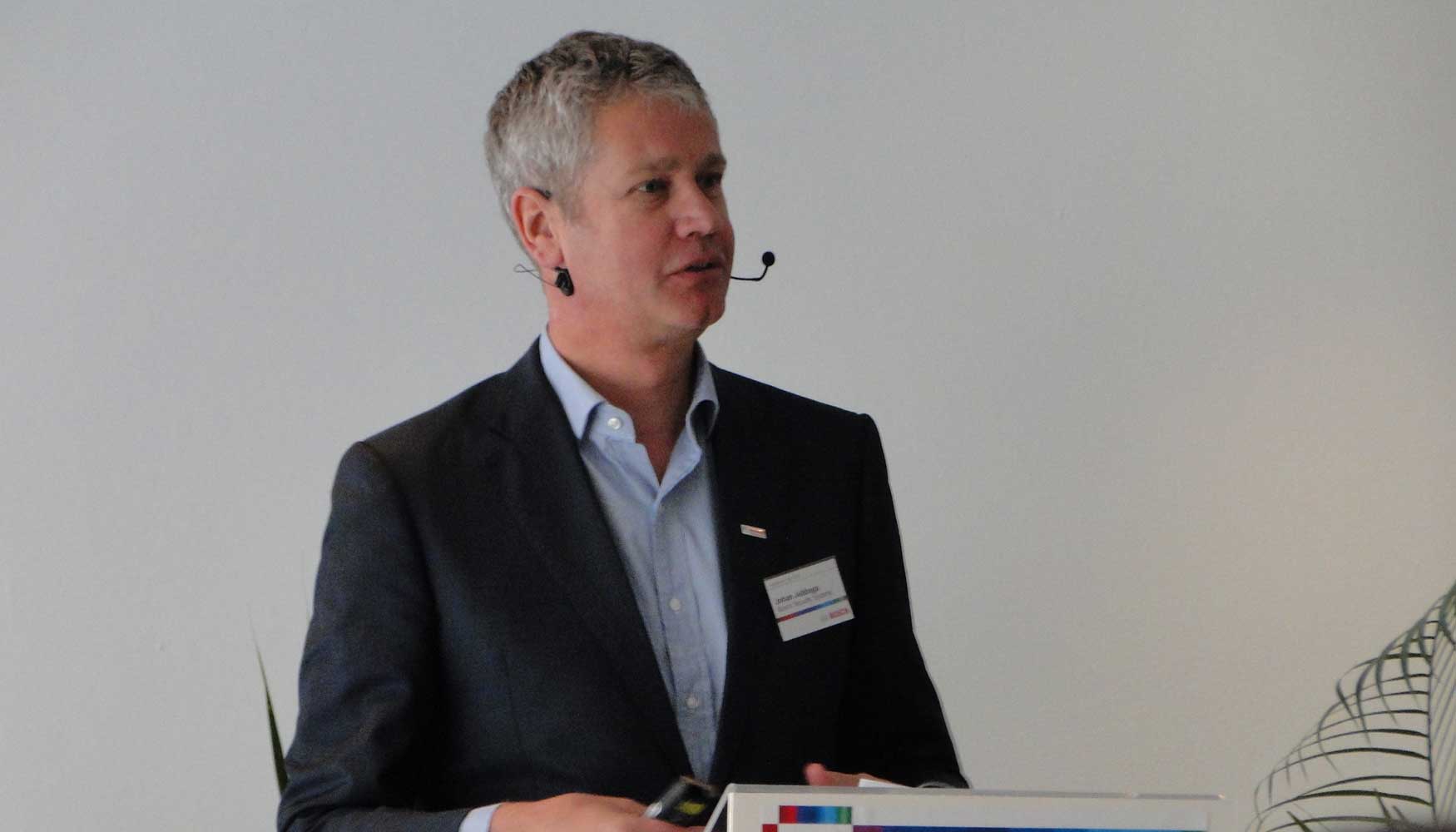 Johan Jubbega, vicepresidente para Ventas en EMEA de Bosch Security Systems
