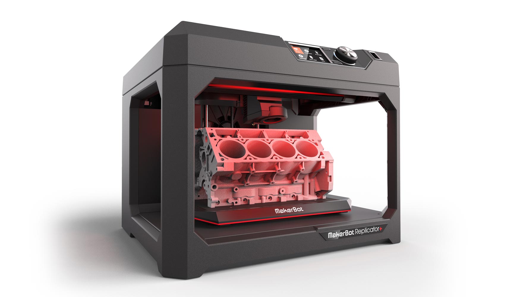 El MakerBot Print permite a los usuarios trabajar directamente con los modelos tridimensionales preparados en los programas CAD...