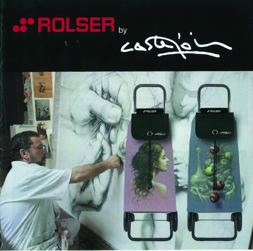 El artista Joan Castejn es el autor de la coleccin homnima de Rolser