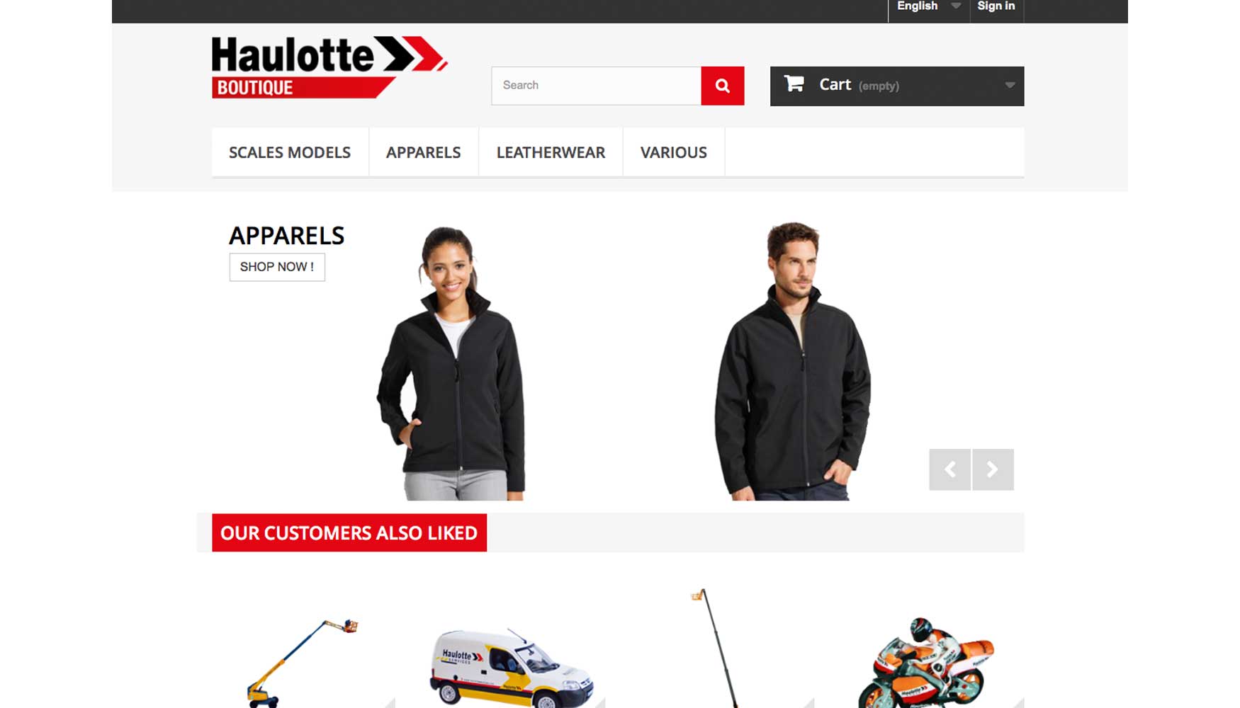 Nueva tienda online de Haulotte Group