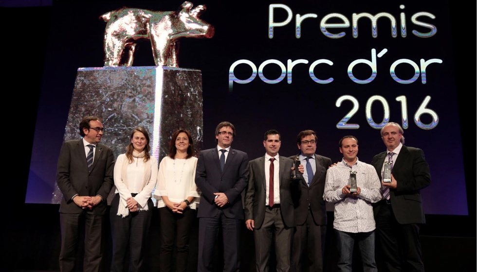 Galardonados en los Premios Porc d'Or 2016. Foto: Rubn Moreno