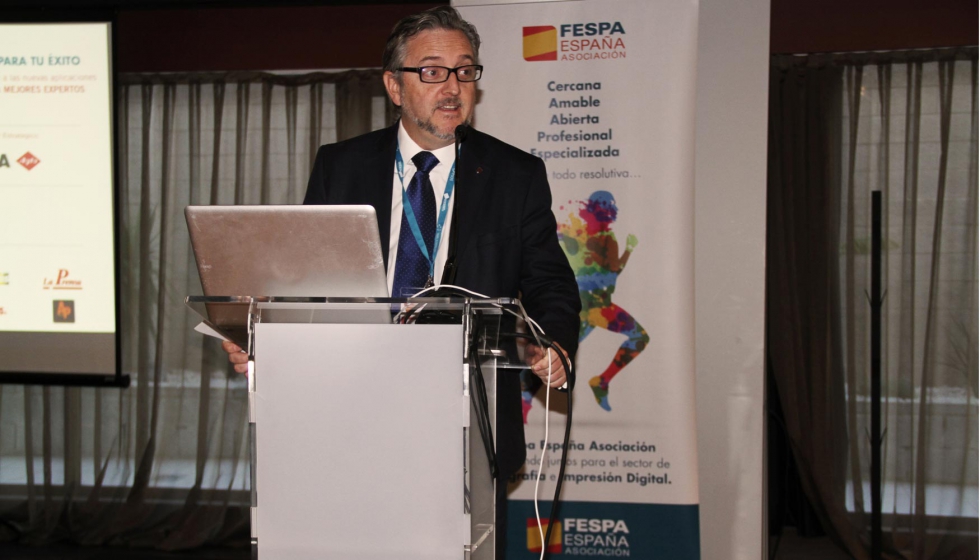 Pablo Serrano, secretario general de Fespa Espaa, en la tercera edicin del congreso