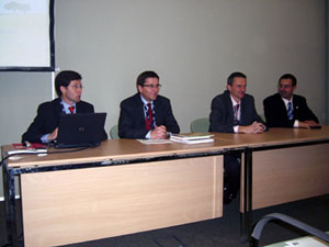 De izquierda a derecha: Eduard Sim, Santiago Morera, Manel Martnez y Marcelo Akierman