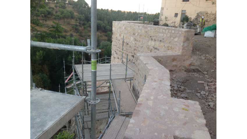 Obras de rehabilitacin del Alczar de Segovia