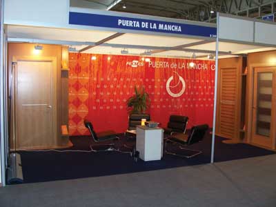 Vista del stand de AFAP en Construmat 2007