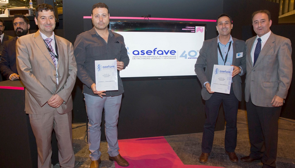 Entrega del premio al Concurso de Imagen Corporativa de Asefave