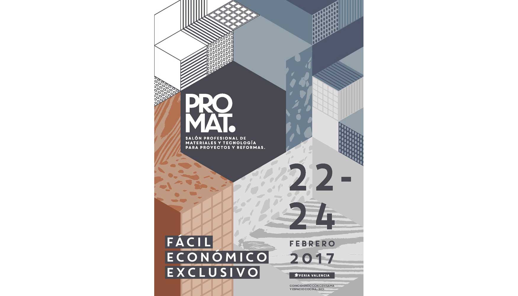 Cartel promocional de Promat, realizado por el estudio valenciano de diseo Sleeplate Projects