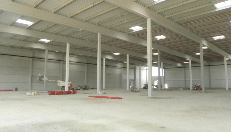 La mejora en las instalaciones antiincendios permite contar con espacios difanos hasta 8.000 m2...