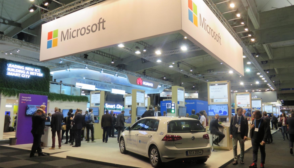 Stand de Microsoft en el Smart City Expo