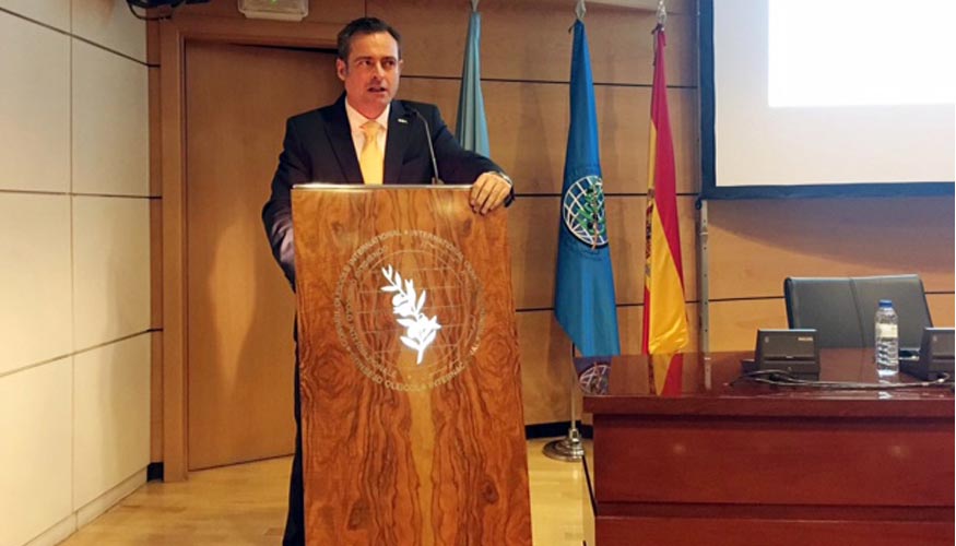 Juan Vilar, vicepresidente ejecutivo de GEA Iberia y coautor del libro, durante el acto