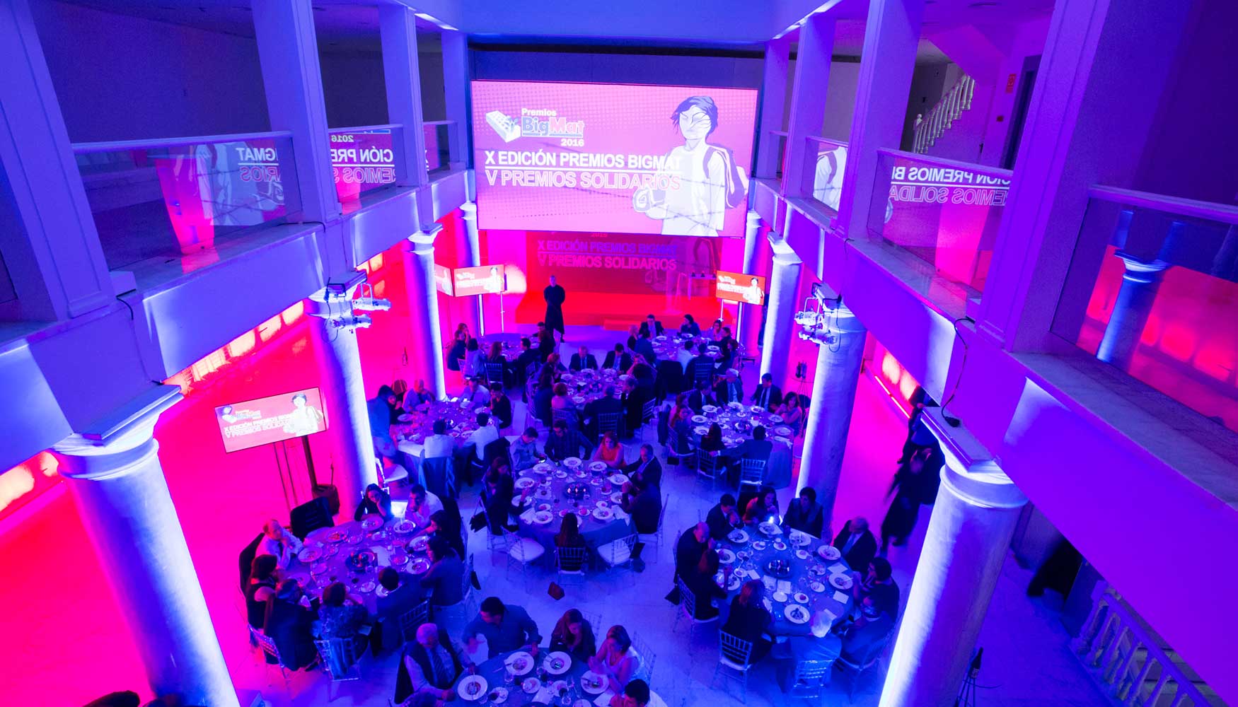 Cena de gala para la entrega de los Premios Solidarios 2016 de BigMat