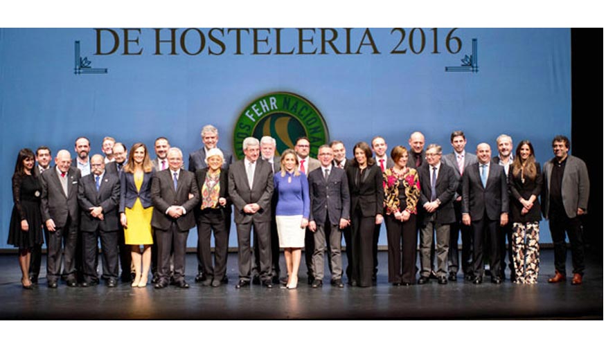 Foto de familia de los Premios Nacionales de Hostelera