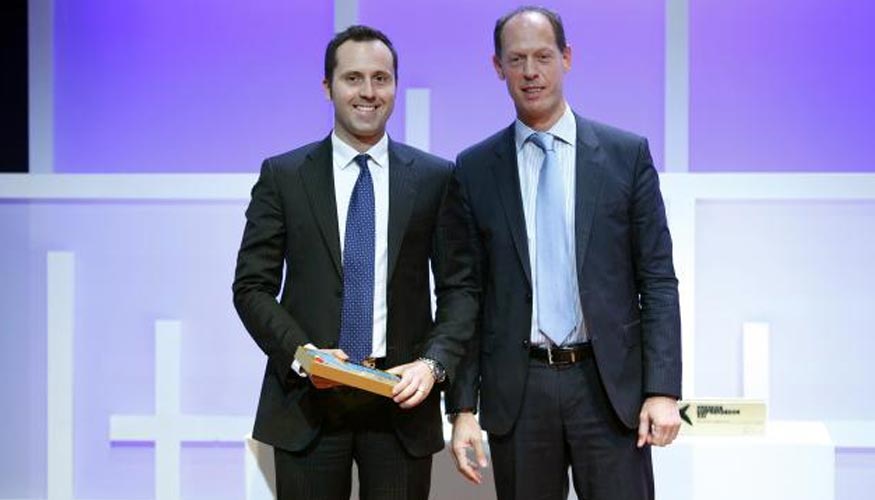 El director general de Avizorex Pharma, Patrick Tresserras, recogi el galardn durante la dcima edicin de la gala de los Premios Emprendedor XXI...