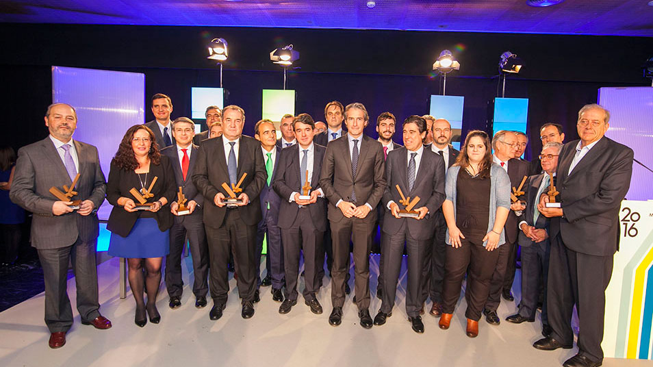 Galardonados en los Premios 2017 de la Junta Rectora de la Demarcacin de Madrid del Colegio de Ingenieros de Caminos, Canales y Puertos...