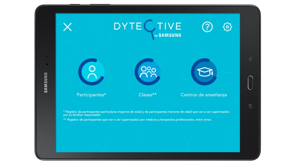 Dytective for Samsung es una aplicacin para tabletas