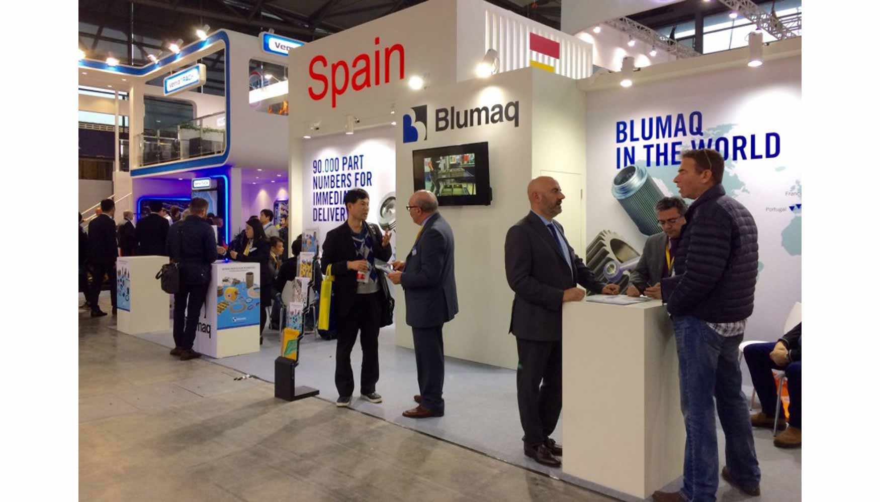 Stand de Blumaq en Bauma China 2016