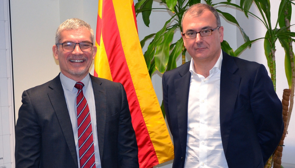 Albert Civit, gerente de Incasl (izq.) y Santiago Fernndez, gerente de BWT Iberica