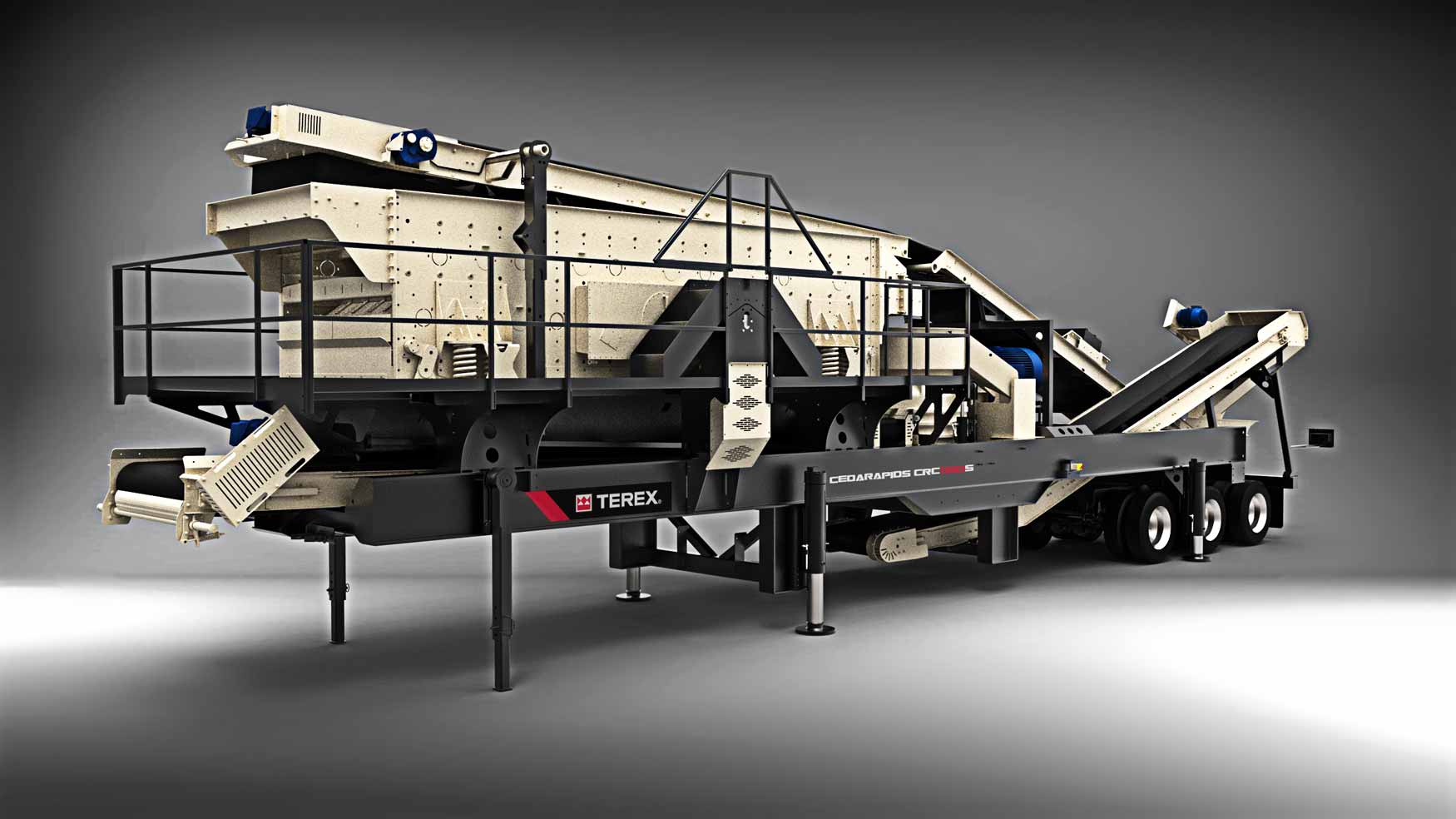 Planta m�vil CRC1150S, una de las grandes novedades de Terex MPS en Conexpo 2017