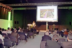 The program included numerous conferences on the packaging