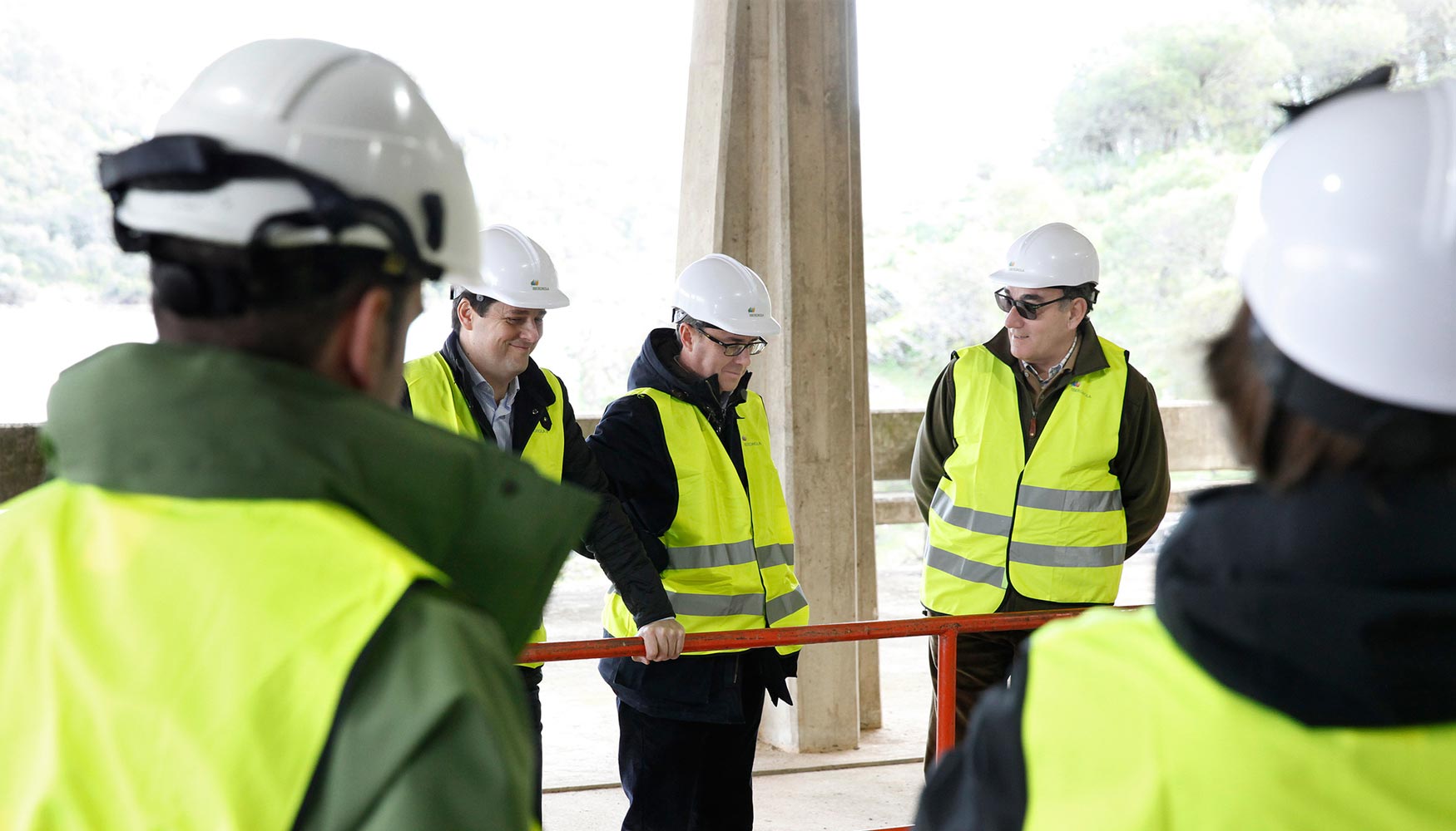 Ignacio Galn, presidente de Iberdrola, visita una instalacin de Iberdrola en Espaa