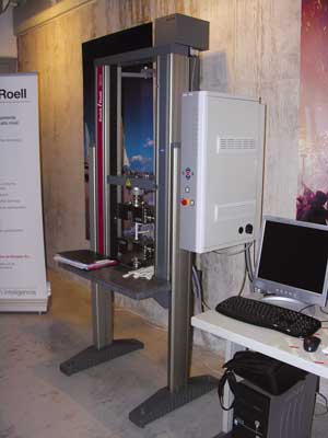 Mquina de ensayos Zwick, modelo Allround Z010, con una capacidad mxima de 10kN