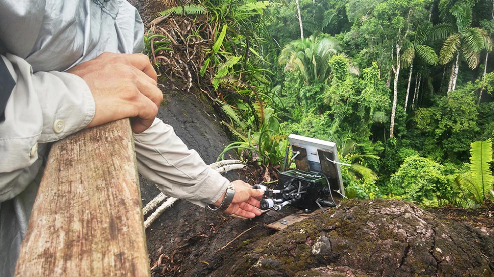 Waspmote Plug & Sense! instalado en el Parque Nacional del Manu (Per)