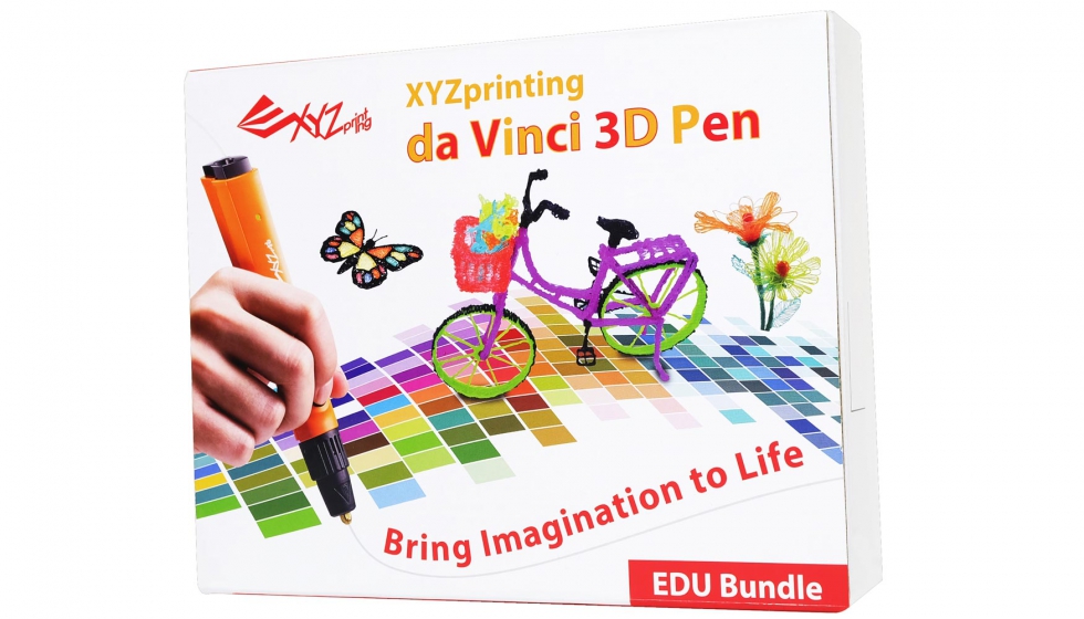 3D Pen da Vinci Education Package, con todo lo necesario para su uso en clase y en casa