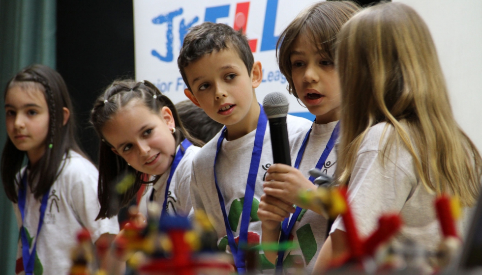 Los ms pequeos tambin tienen su propio desafo. Foto: First Lego League Espaa