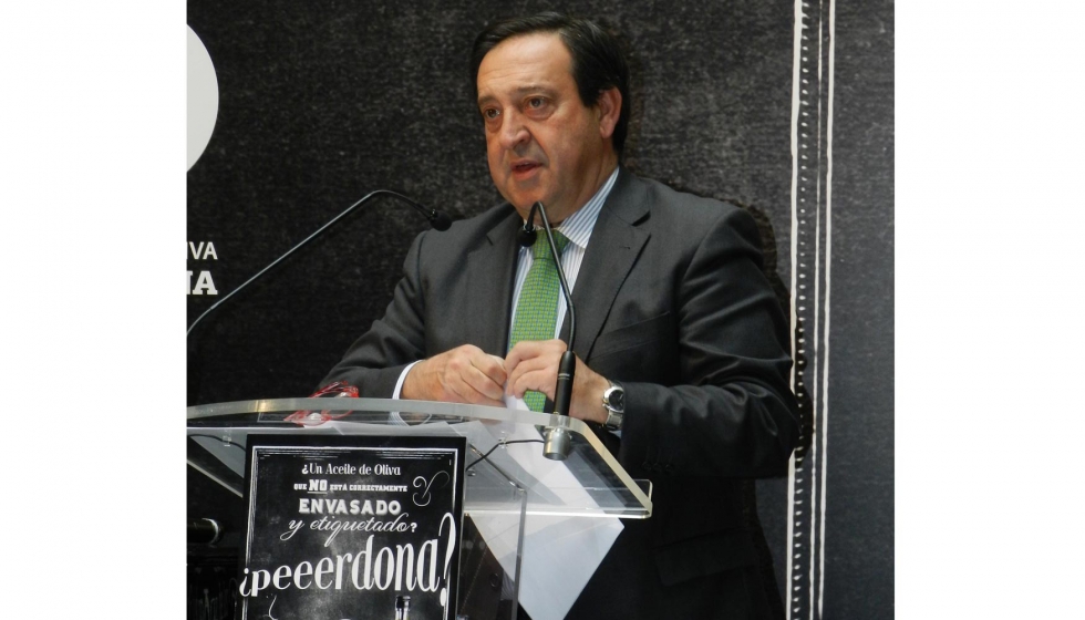 El presidente de la Interprofesional del Aceite de Oliva de Espaa, Pedro Barato