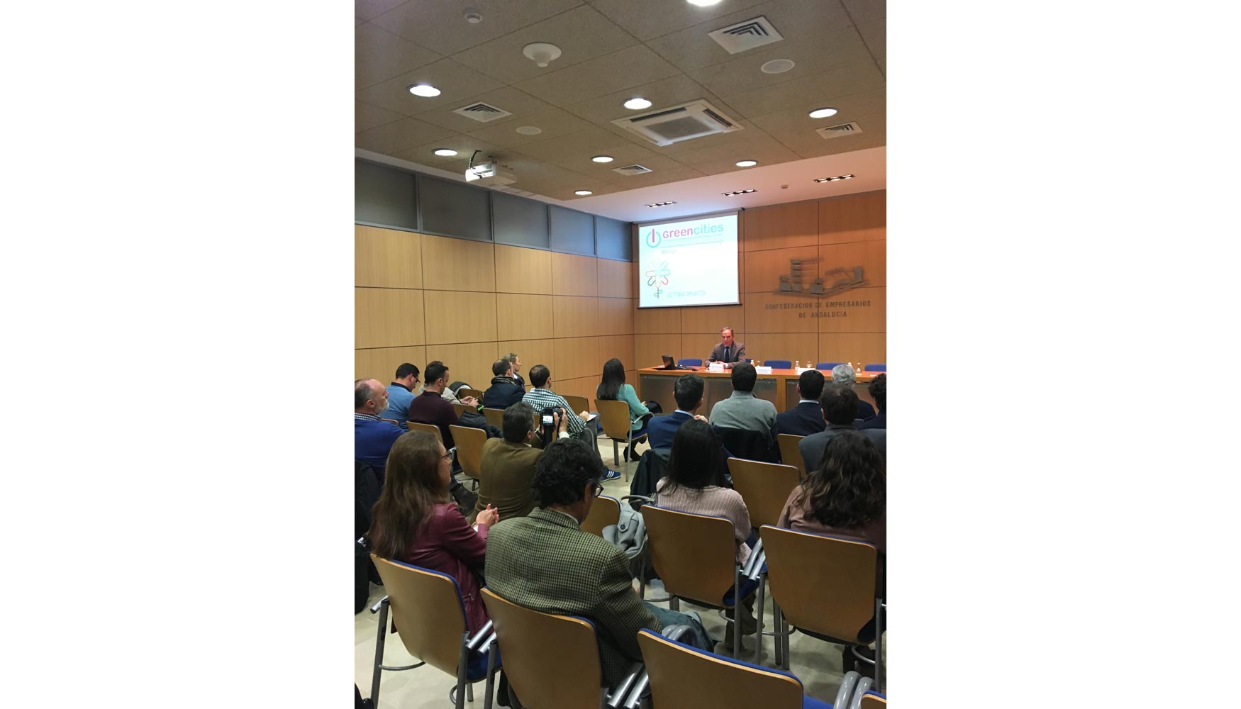 Un momento de la presentacin del Foro Greencities en Sevilla