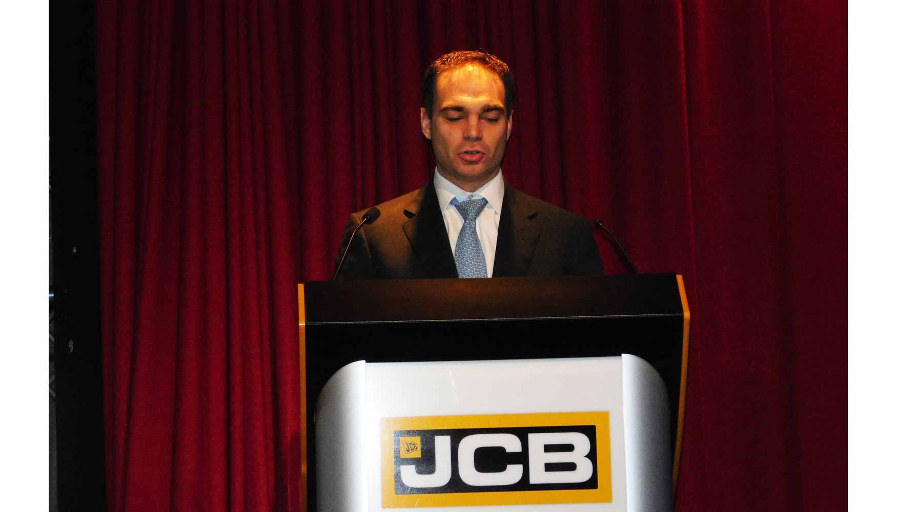 Jonathan Garnham, director de JCB Power Products