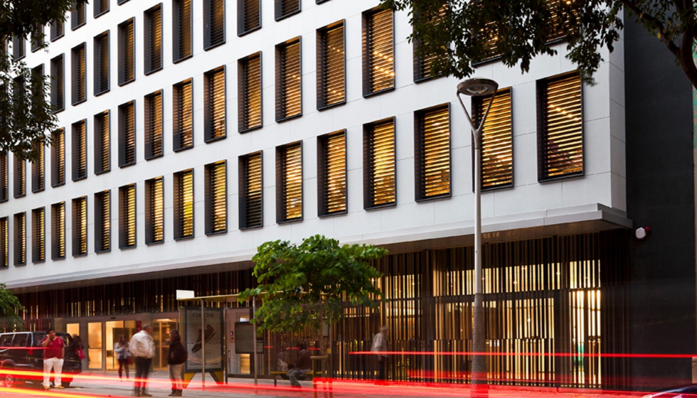 Imagen del edificio rehabilitado en Barcelona