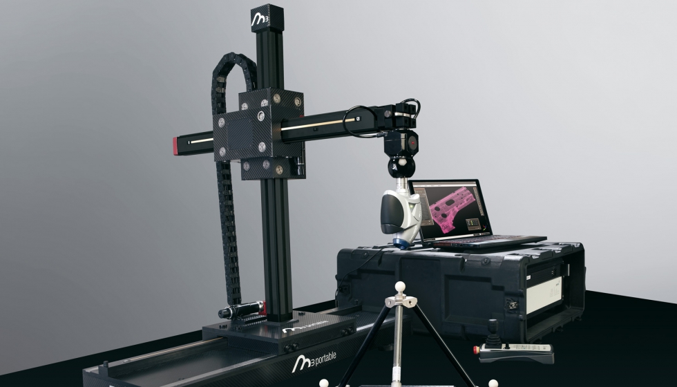 El modelo M3 Portable, preparada para la integracin de sistemas de digitalizado 3D de alta resolucin