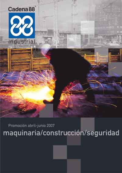 Portada del folleto promocional de Cadena 88 Industrial