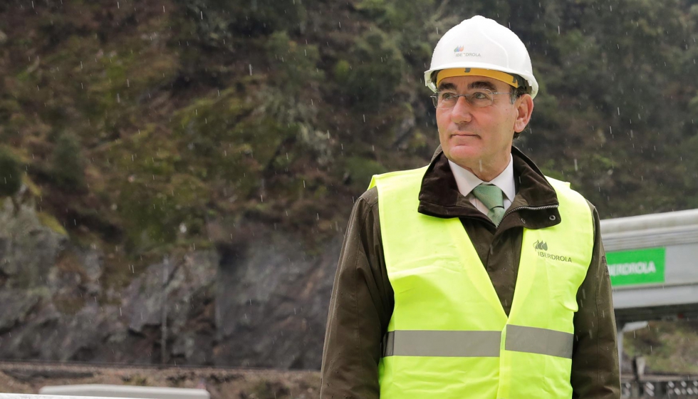 Ignacio Galn durante una reciente visita a instalaciones de Iberdrola en Espaa