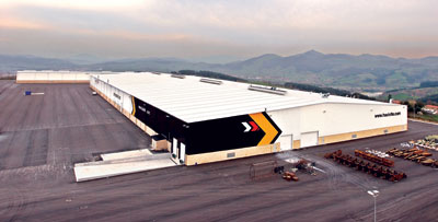 Vista de las nuevas instalaciones de Haulotte en Santander