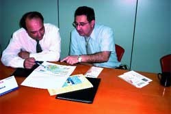 Francisco Yebra and Ricardo Izquierdo, the creators of Naip