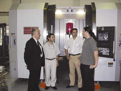 De izquierda a derecha, Juan Ram�n Gom�, director general de Fundaci�n Cim, Joan Vivancos, catedr�tico de la UPC, Ricard Ripoll...