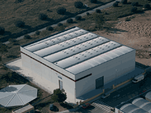 Vista a�rea de la primera fase de Les Planes de la Serra