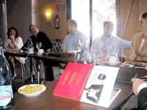 De izquierda a derecha: Eva Farriol, Eurico Santamaria, Gregory Gettinger, Massimo Caviola e Ilka Grabener