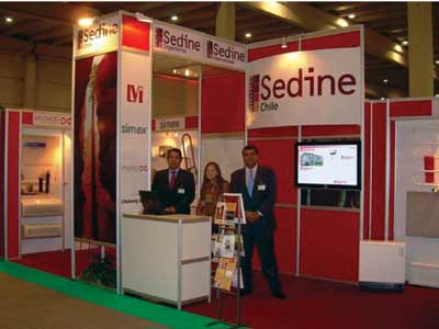 Stand de Grupo Sedine en Expoconstruccin 2007