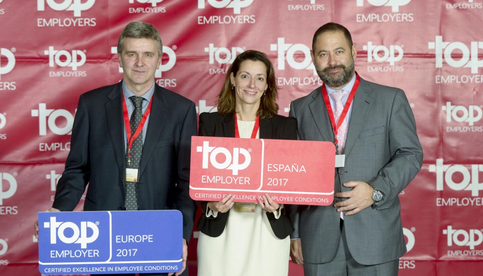 Entrega de los Premios Top Employwer Espaa y Europa