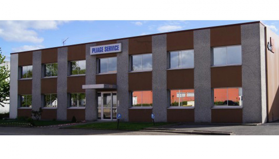 Fachada del edificio de Pliage Services