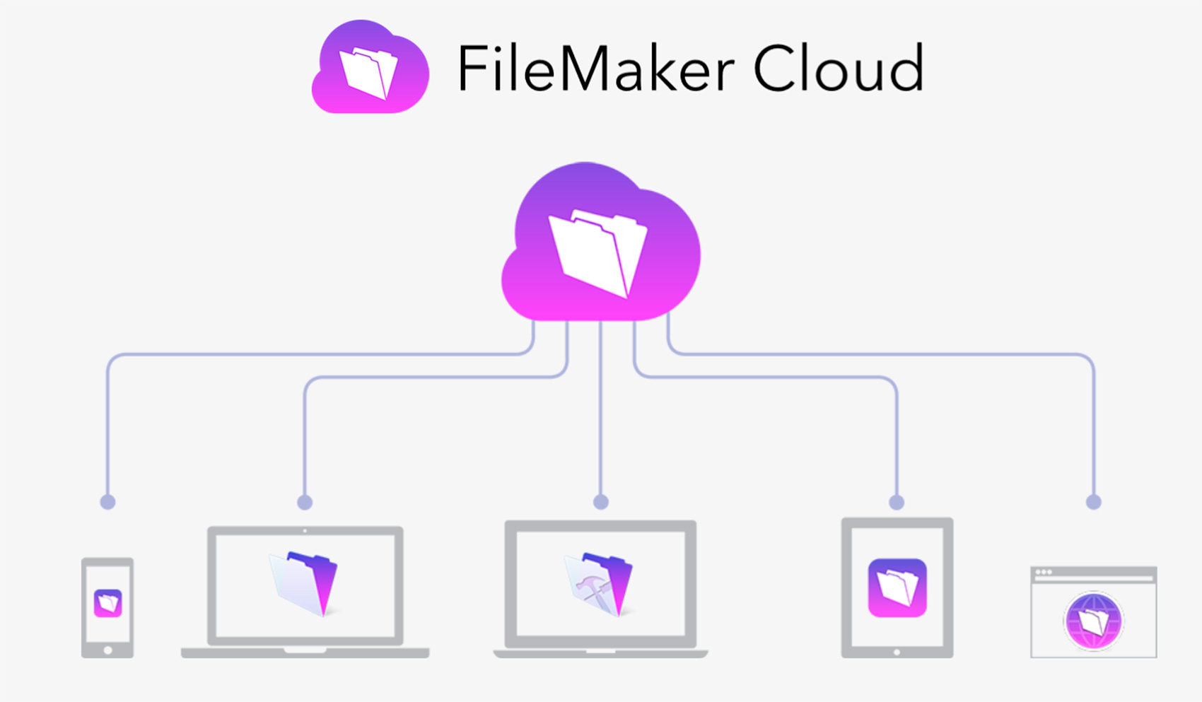 FileMaker Cloud se ejecuta en la nube de Amazon Web Services (AWS) y se ofrece a travs de AWS Marketplace