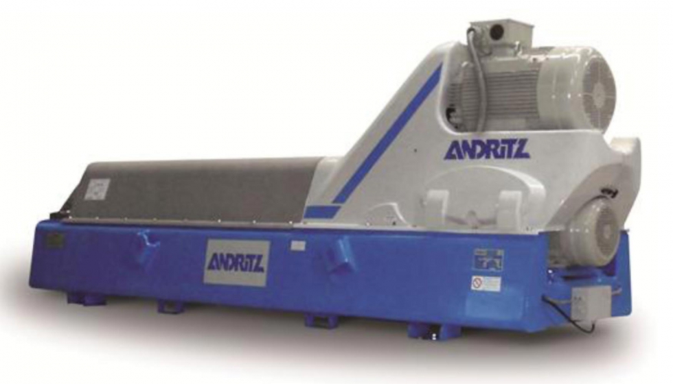 Decantador de serie F de Andritz Separation para el procesamiento de aceite de oliva