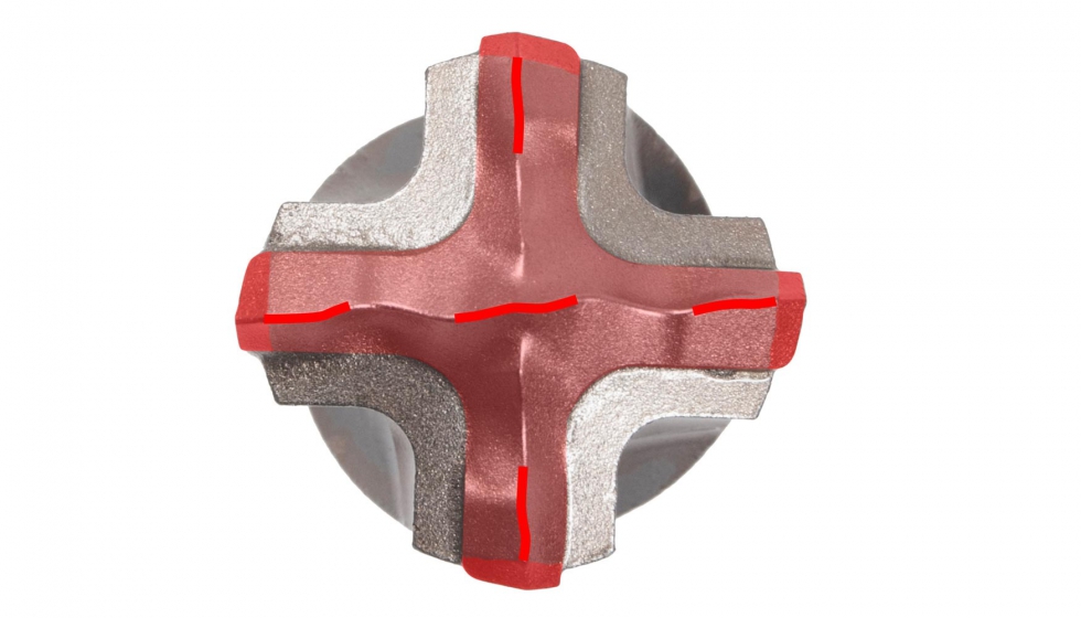 Broca para hormigón armado SDS-MAX +PILOT 